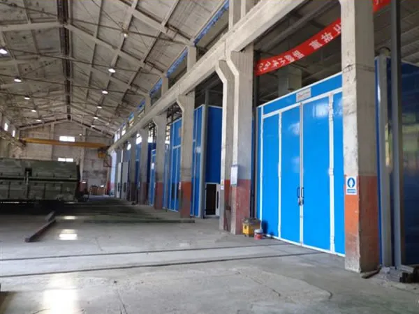 Línea de chorro de arena a presión para Chongqing Tiema Company