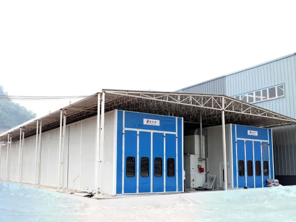 Cabinas de pintura para palas de turbinas eólicas