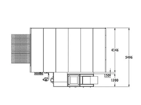 Cabina de pintura BZB-8400