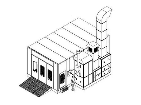 Cabina de pintura BZB-8400
